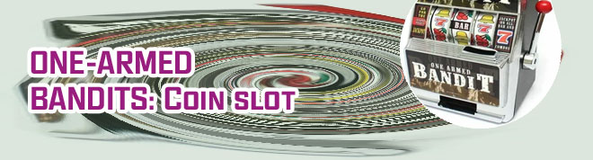 One armed bandit slot machine